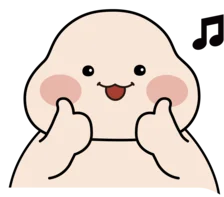 Fat character mascot