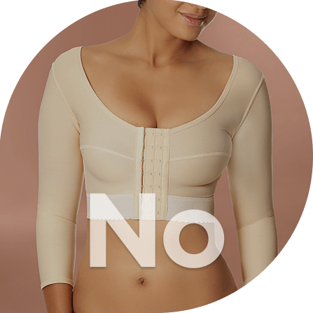 Sin prenda de compresión